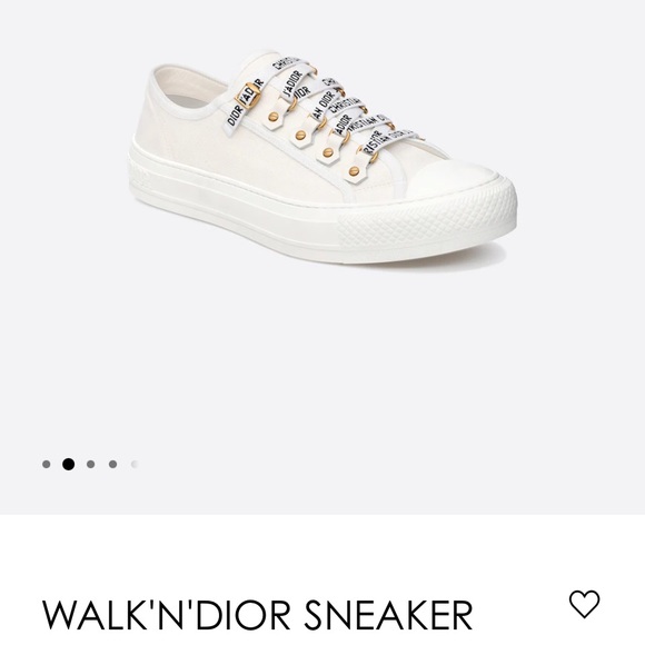 WALK N DIOR SNEAKERS size 37 WHITE - Picture 2 of 3